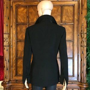 NWOT Kasper Lace-up Sleeve Microfiber Jacket